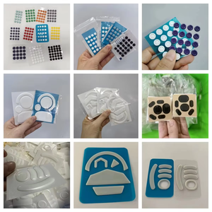 Patins de souris Ultra Glide PTFE, version silencieuse, faible bruit, adhésif en silicone, résistant à l'usure, emballage personnalisé, autocollant adhésif pour esports - Product Image 2