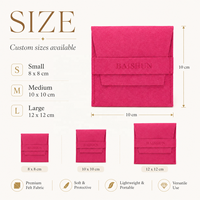 Pochette à bijoux en microfibre avec logo personnalisé en relief, sac d'emballage cadeau OEM ODM, faible MOQ pour bagues, boucles d'oreilles, colliers