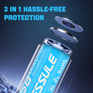 Baterías AAA de iones de litio recargables de carga rápida de 1,5 V, V, 800mWh, tamaño <span class=keywords><strong>Triple</strong></span> <span class=keywords><strong>A</strong></span>, iones de litio cilíndricos para electrodomésticos - Product Image 6