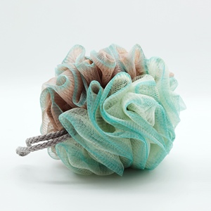 Factory Direct 4-Color Bath Pouf Set, Exfoliating <strong>Shower</strong> <strong>Sponge</strong> for Body Care - Product Image 2