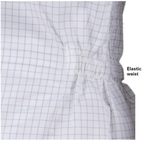 Phòng sạch trắng đồng phục <span class=keywords><strong>ESD</strong></span> chống tĩnh điện may quần áo làm việc với <span class=keywords><strong>cap</strong></span> - Product Image 6