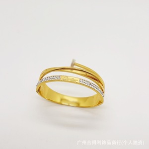 <strong>Cartier</strong>-style nail <strong>bracelet</strong>, classic double-layer and triple-layer <strong>bracelet</strong> with mud diamonds, instant delivery from the jewelry - Product Image 4