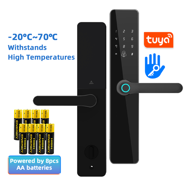 Sinon High Quality Smart Front Door Lock Waterproof Aluminum Smart Lock for Wood Door Brand New