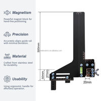 Règle de mesure moderne en métal pour alignement de rails d'ascenseur – Outil de mesure pour ascenseurs – Vente chaude