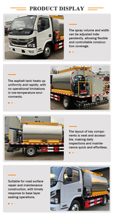 DongFeng 4x2 6000L Asphalt <b>Bitumen</b> Distributor Truck with Pump Smart Sprayer High Efficiency 1 Year Warranty - Product Image 4