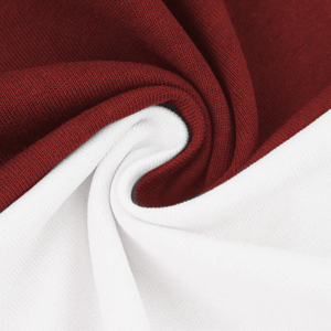 Tissu en coton cardé <span class=keywords><strong>100</strong></span>% ChaoPai, 230 GSM, double fil, très lourd, tricotage côtelé 1*1, tissu écologique pour filles et garçons - Product Image 5