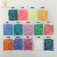 Vente en gros de pierres d'opale synthétique 6/7/8 mm bleues/rose/vertes, opales vives, pierres précieuses en vrac de différentes tailles pour la fabrication de bijoux fins