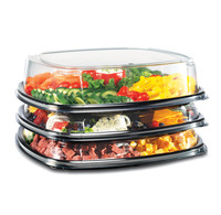 Machine de thermoformage de récipients alimentaires en plastique biodégradable multi-stations entièrement automatique