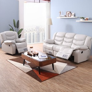 मल्टी-फंक्शनल सिनेमा सोफा होम थिएटर के लिए स्पंज भरने के साथ मल्टी-फंक्शनल सिनेमा सोफे इलेक्ट्रिक थ्री-सीटर देखने की कुर्सी - Product Image 2