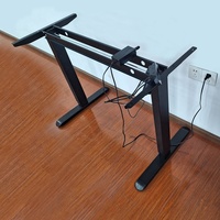 Cadre de bureau électrique moderne à moteur unique, réglable en hauteur, construction en fer, robuste, capacité de 70 kg, qualité commerciale pour bureau
