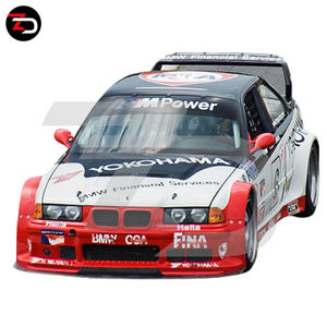 Kit carrosserie large <span class=keywords><strong>GT500</strong></span> : Pare-chocs avant, ailes, jupes latérales, pare-chocs arrière, passages de roues arrière pour BMW Série 3 E36 2 portes 1991 à 1998 - Product Image 6