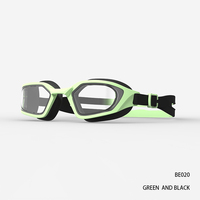 Lunettes de natation Junior à monture moyenne, vision sous-marine HD anti-buée, joint en silicone souple, double sangle