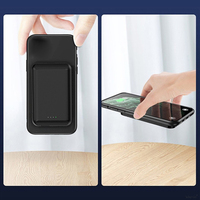 Batterie externe magnétique sans fil certifiée CE Rohs FCC, mini 5000 mAh, chargeur portable certifié avec câble USB C