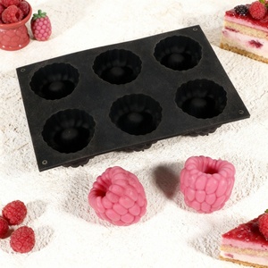 Moule en silicone Framboise DIY pour gâteaux, bougies d'aromathérapie, ornements en plâtre et savons - Product Image 4