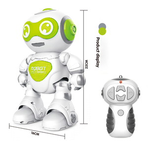 <span class=keywords><strong>Robot</strong></span> de juguete RC de control infrarrojo pequeño en movimiento para caminar de 4 canales con música y baile - Product Image 2