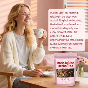 OEM ODM Prêt à expédier Sachets de tisane de rose et de jujube Mélange naturel de rose, goji et jujube Végétalien Sans OGM pour le bien-être général - Product Image 6