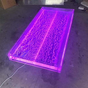 Tùy Chỉnh LED Bong Bóng Nước Tường Thiết Kế Chờ Đợi Phòng Bàn Cà Phê - Product Image 4