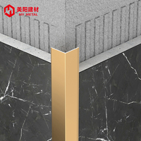 Profilé d'angle en aluminium pour carrelage céramique, angle droit, vente en gros OEM, sur mesure, bande de finition murale, directement de l'usine