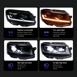 Nuovi Fari LED 12V 36W 6000K di Qualità OE con Lente Proiettore per <span class=keywords><strong>VW</strong></span> Multivan <span class=keywords><strong>T5</strong></span> T6 Signal <span class=keywords><strong>Caravelle</strong></span> 2010-2021 Automotive - Product Image 3