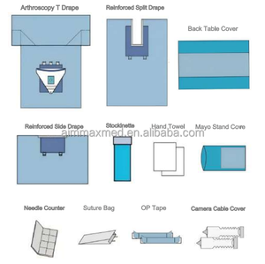 Paquete de Artroscopia de Rodilla, Paquete de Paños Quirúrgicos Desechables, Kit Quirúrgico de Tela No Tejida - Product Image 5
