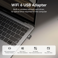 Dongle WiFi USB 300Mbps, Pemancar Wifi 2.4GHz, Kartu Jaringan Nirkabel Adaptor USB 2.0 untuk Laptop Desktop PC, Pasang dan Mainkan