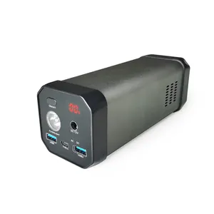 AC power bank de petite taille 21600mah, mah, batterie électrique portable avec une sortie ca 80wh, pour usage en extérieur