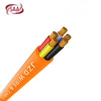 Fabricantes de paneles de alimentación Cable de elastómero trenzado de cobre puro con aislamiento de X-hf-110 35mm 50mm 70mm 95mm2 Cable de un solo núcleo