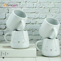 Tasse en céramique de dessin animé mignon 3D tasse de petit déjeuner créative de bureau à domicile tasses à café en céramique