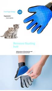Gant <span class=keywords><strong>de</strong></span> toilettage pour <span class=keywords><strong>chien</strong></span> et chat 2026 – Gant anti-poils réglable pour le brossage et le bain des animaux – Vente en gros - Product Image 4
