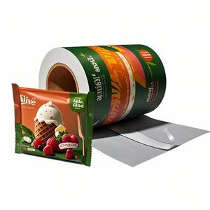 Rouleau de plastique souple laminé personnalisé de qualité alimentaire brillant stock pour l'emballage alimentaire de crème glacée snacks biscuits croustilles - Product Image 3