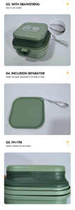 Alta Qualidade Atacado Personalizado Ao Ar Livre Portátil Cão Comer e Beber Tigela Dobrável De Plástico De Dupla Camada Design para Viagens
