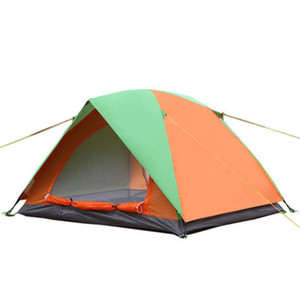 Équipement camp pop up imperméable 4000mm hh <span class=keywords><strong>2</strong></span> portes homme camping 3 personnes tente - Product Image 2