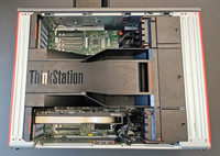 Workstation Server ThinkStation PX Tower Berkinerja Tinggi untuk Deep Learning Silver 4410T RAM 16GB SATA 2TB Catu Daya 1850W Tersedia