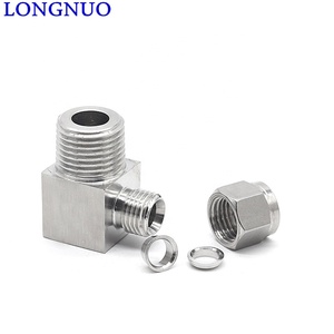 304 316 thép không gỉ góc bên phải thiết bị đầu cuối kết nối 90 độ uốn khuỷu tay R/ZG Ống phù hợp - Product Image 2