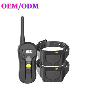 Entraîneur <span class=keywords><strong>Canin</strong></span> à Distance Rechargeable, Étanche IP67, en Plastique Écologique, Portée de Contrôle Efficace de 600 Mètres, Ensemble Deux Pièces - Product Image 1