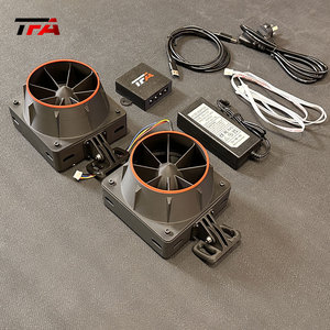 Kit de Ventilador de Aluminio Windsim para Simulación de Viento en Sim Racing, Sistema PWM, Ventilador Doble, Compatible con SimHub, Uso Doméstico, Juego Completo, <span class=keywords><strong>Simulador</strong></span> de Vuelo - Product Image 3