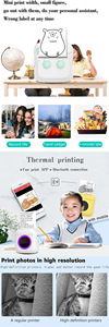 Vente <span class=keywords><strong>en</strong></span> <span class=keywords><strong>ligne</strong></span> péripage photos étiquette mini autocollant machine d'impression sans fil portable thermique couleur mini imprimante - Product Image 6
