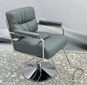 Sillón de Barbería Reclinable Profesional de Cuero Sintético, Venta Caliente 2026, Reposapiés Ajustable, Diseño Ecológico, Moderno, para Salón y Gimnasio - Product Image 6