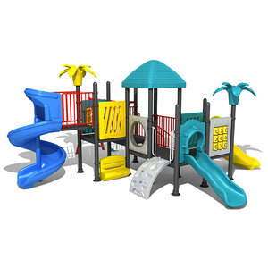 Toboggans en plastique pour enfants, équipement de terrain de jeux extérieur, combinaison de toboggan extérieur - Product Image 6