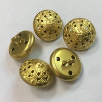Tombol jahit warna emas kelas tinggi 20mm 22mm