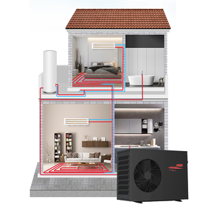 Europe Air Source Home Heating Cooling System R32 Heatpump 9.5KW Air to Water Heat <b>Pump</b> Home Heating Cooling System - Product Image 5