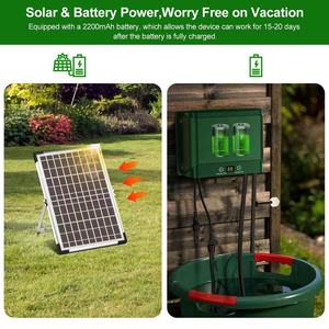 ระบบการให้น้ำแบบหยดระบบปั๊มน้ำหยดอัตโนมัติพลังงานแสงอาทิตย์อัจฉริยะ - Product Image 6