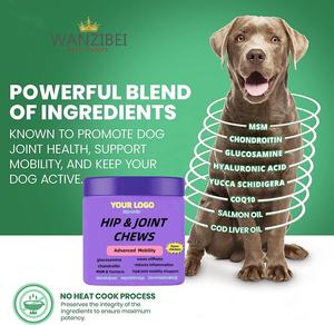 Personalizzazione del marchio privato-integratori per l'anca e le articolazioni con glucosamina per cani-cani mastica dolcetti-sollievo dal dolore articolare naturale - Product Image 3