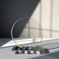 Plaque de trophée en cristal K9 transparente étanche, gravée au laser, polie, la plus vendue, à 3,2 USD, vente directe d'usine pour entreprises