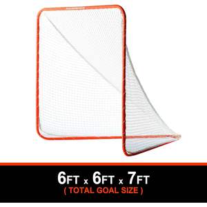 เป้าหมายฝึกซ้อมลาครอส EALER รุ่น 1.5 โครงเหล็กแบบพกพา พร้อมเป้าหมายมุมและตาข่ายเสริมความแข็งแรง สำหรับฝึกซ้อมและฝึกฝน - Product Image 3