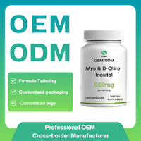 Capsules de mélange d'inositol et de D-chiro inositol |   Ratio 40:1 |   Formule Premium pour la Santé Ovarienne Myo-Inositol D-Chiro Inositol 40:1