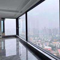 Ventana Abatible de Balcón con Aislamiento Acústico de Diseño Moderno en Aleación de Aluminio con Rejilla Antirrobo