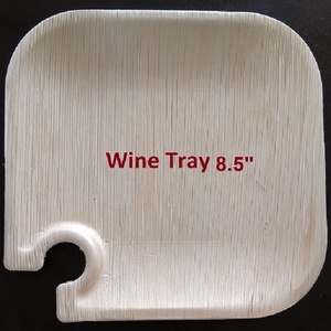 Qualité supérieure jetable écologique Areca feuille de palmier gaine bols assiettes gravées Style classique motif personnalisé plats pour - Product Image 4