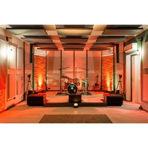 Panneau acoustique décoratif Keyhelm, finition placage, correction acoustique, tissu décontracté, panneau mural et de plafond plat insonorisant, type bois - Product Image 4