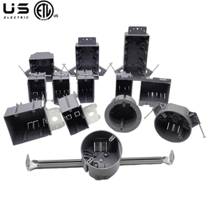 Электрические коробки из ПВХ, серого пластика, ETL, список, старое рабочее выходное отверстие, Регулируемая 1 банда, электрическая розетка с кронштейнами - Product Image 4